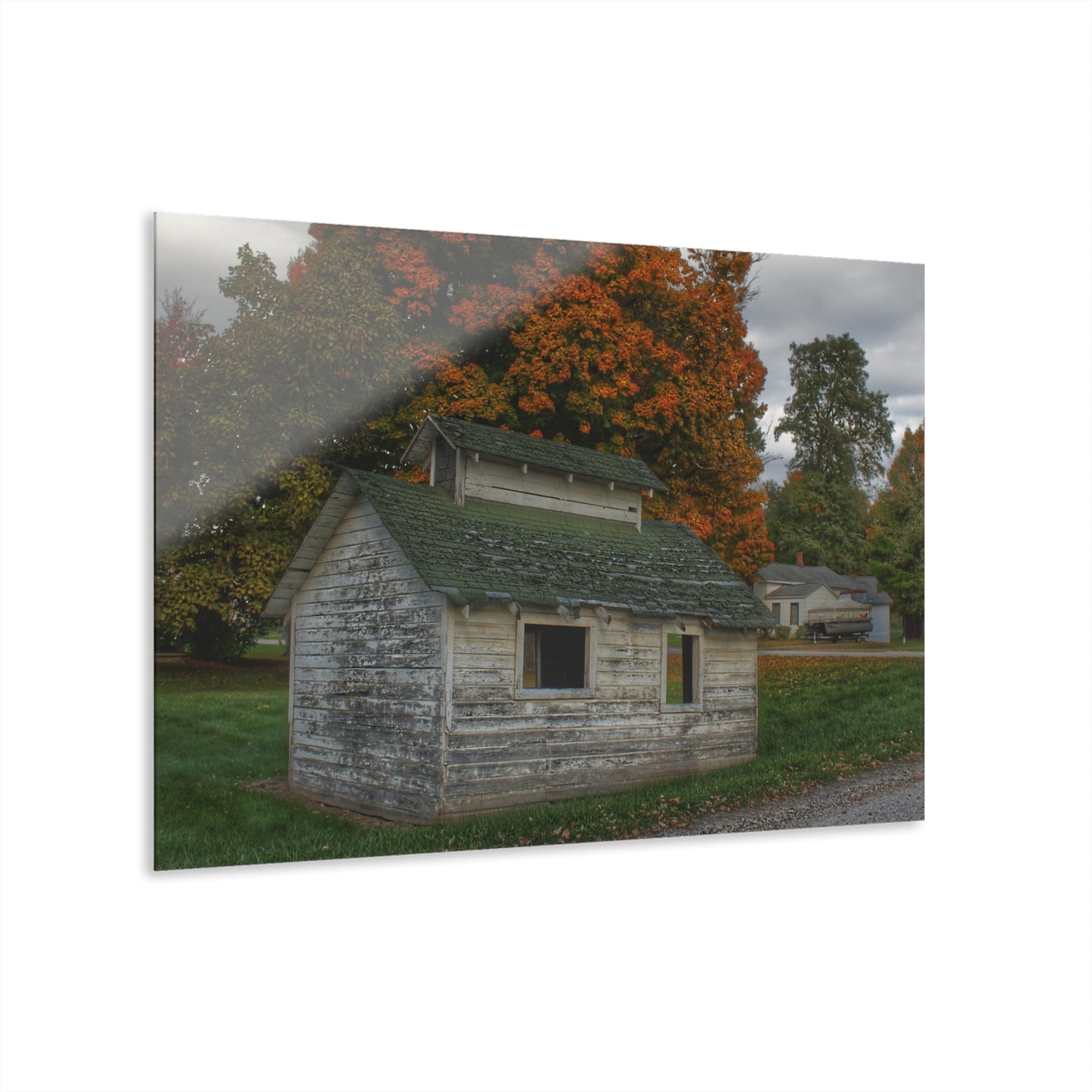 U R There Photography Rural Shack of Metamora Rustic Farmhouse Acrylic Wall Print
