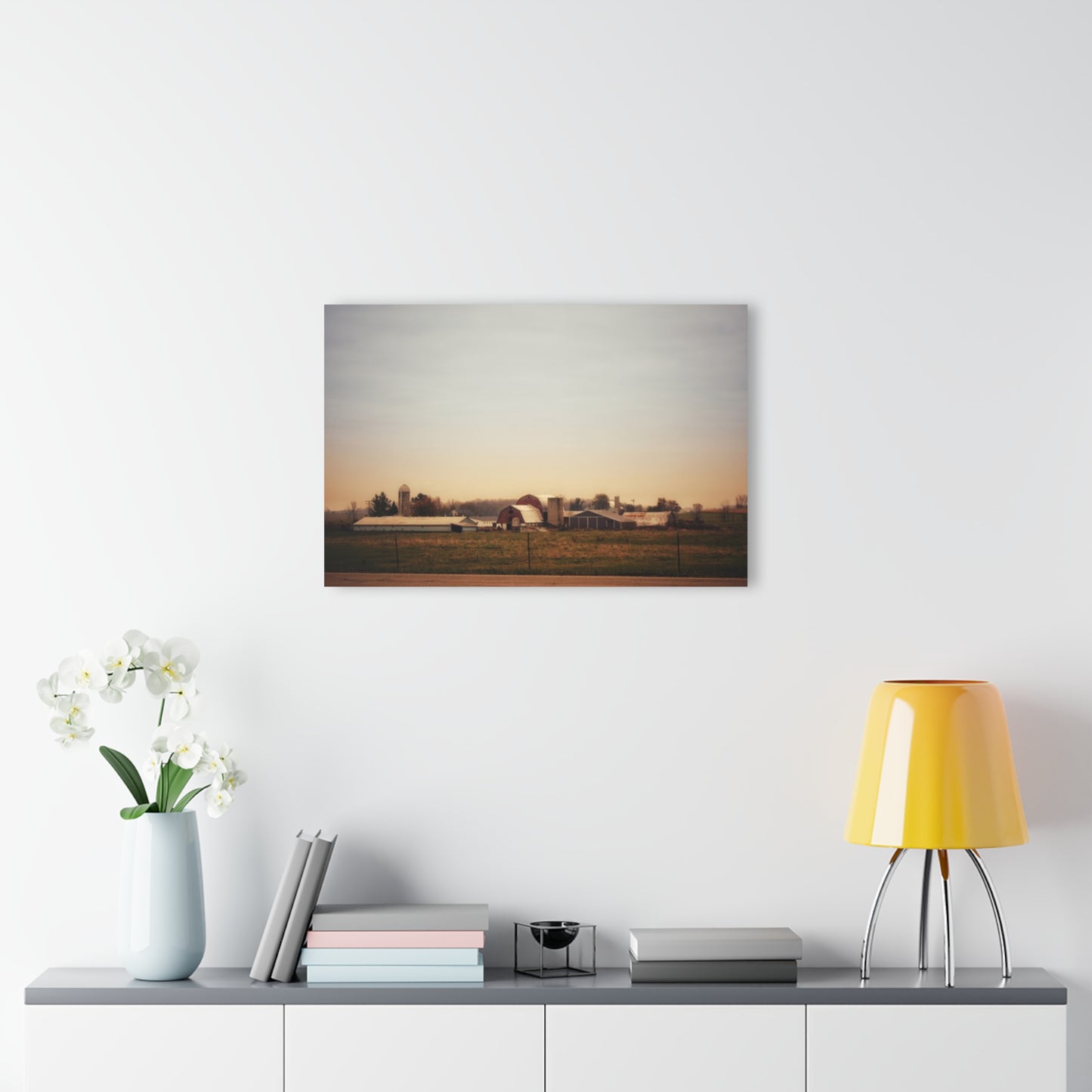 U R There Photography Marlette Road Farm II Rustic Farmhouse Acrylic Wall Print