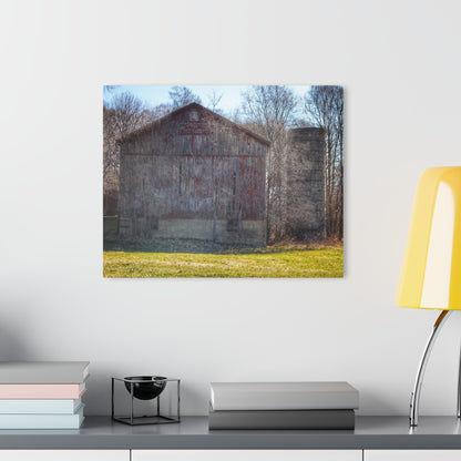 U R There Photography M-15 Red Rustic Farmhouse Acrylic Wall Print