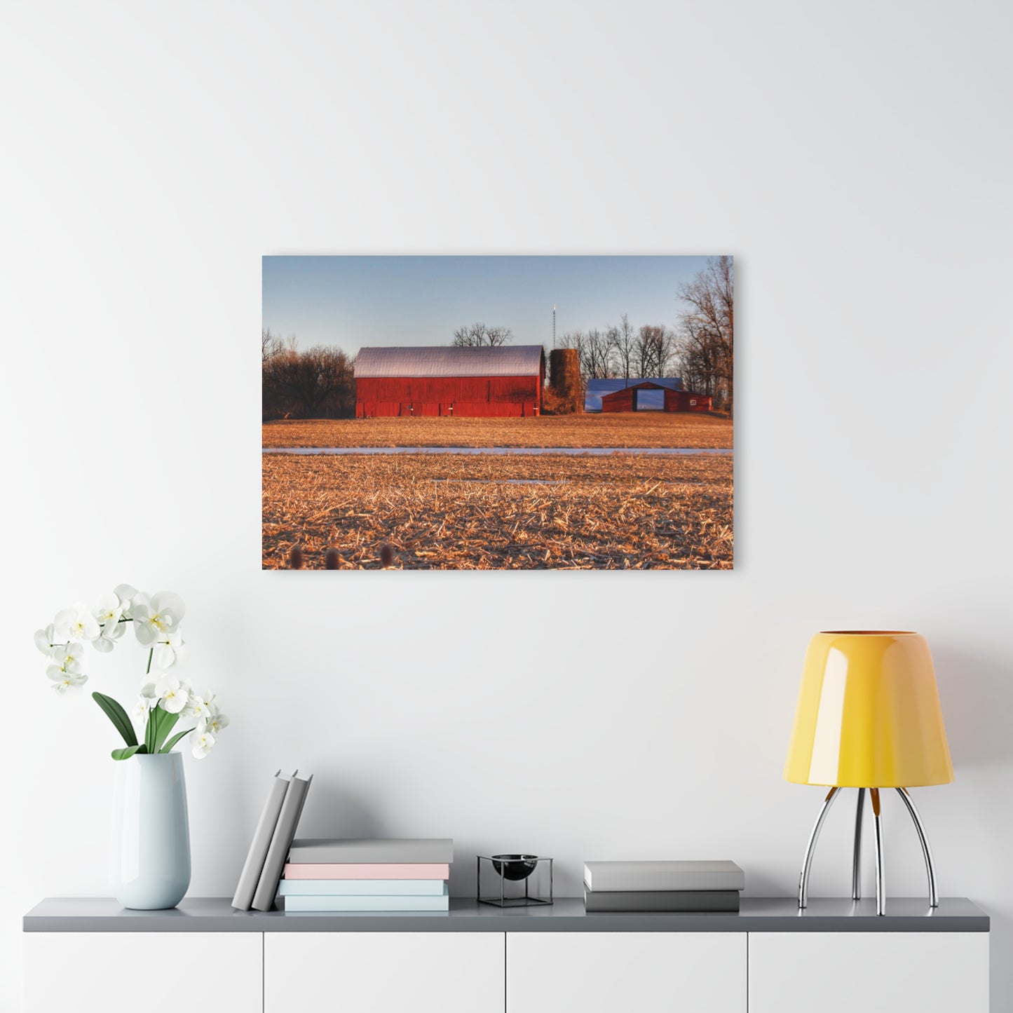 U R There Photography Early Spring on Catlin Road Rustic Farmhouse Acrylic Wall Print