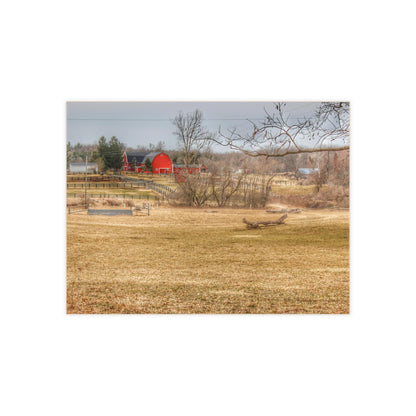 U R There Photography Beyond the Trees on Rock Valley Road Rustic Farmhouse Decorative Ceramic Tile