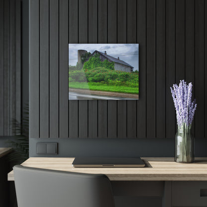 U R There Photography Metamora M-24 Grey IV Rustic Farmhouse Acrylic Wall Print