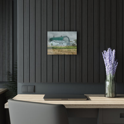 U R There Photography Richville Road Grey II Rustic Farmhouse Acrylic Wall Print