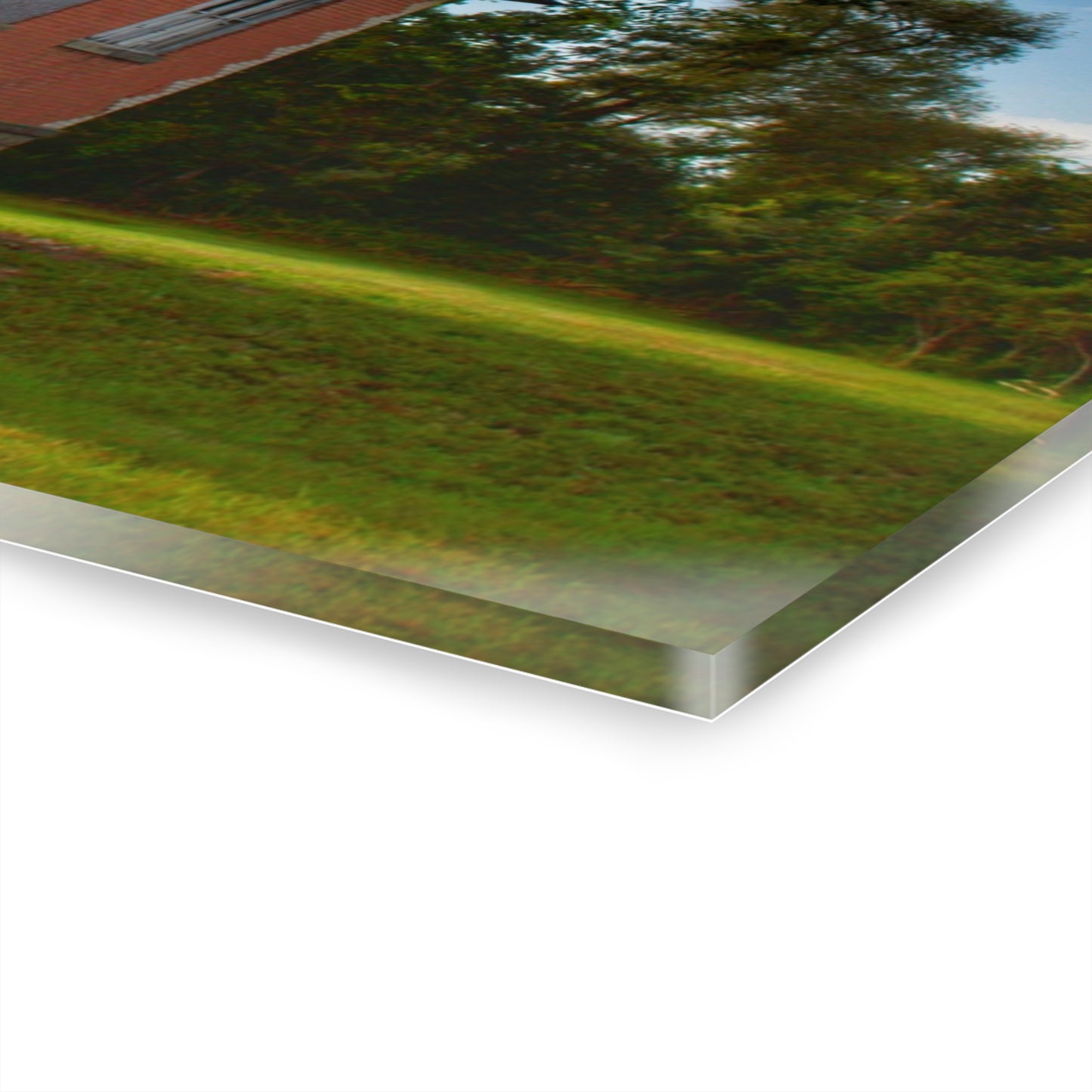 U R There Photography North Grove Road Schoolhouse I Rustic Farmhouse Acrylic Wall Print