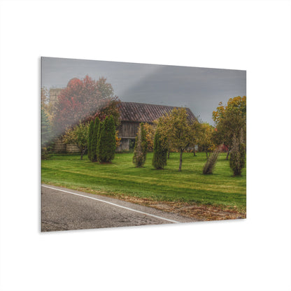 U R There Photography Goodrich Grey Rustic Farmhouse Acrylic Wall Print
