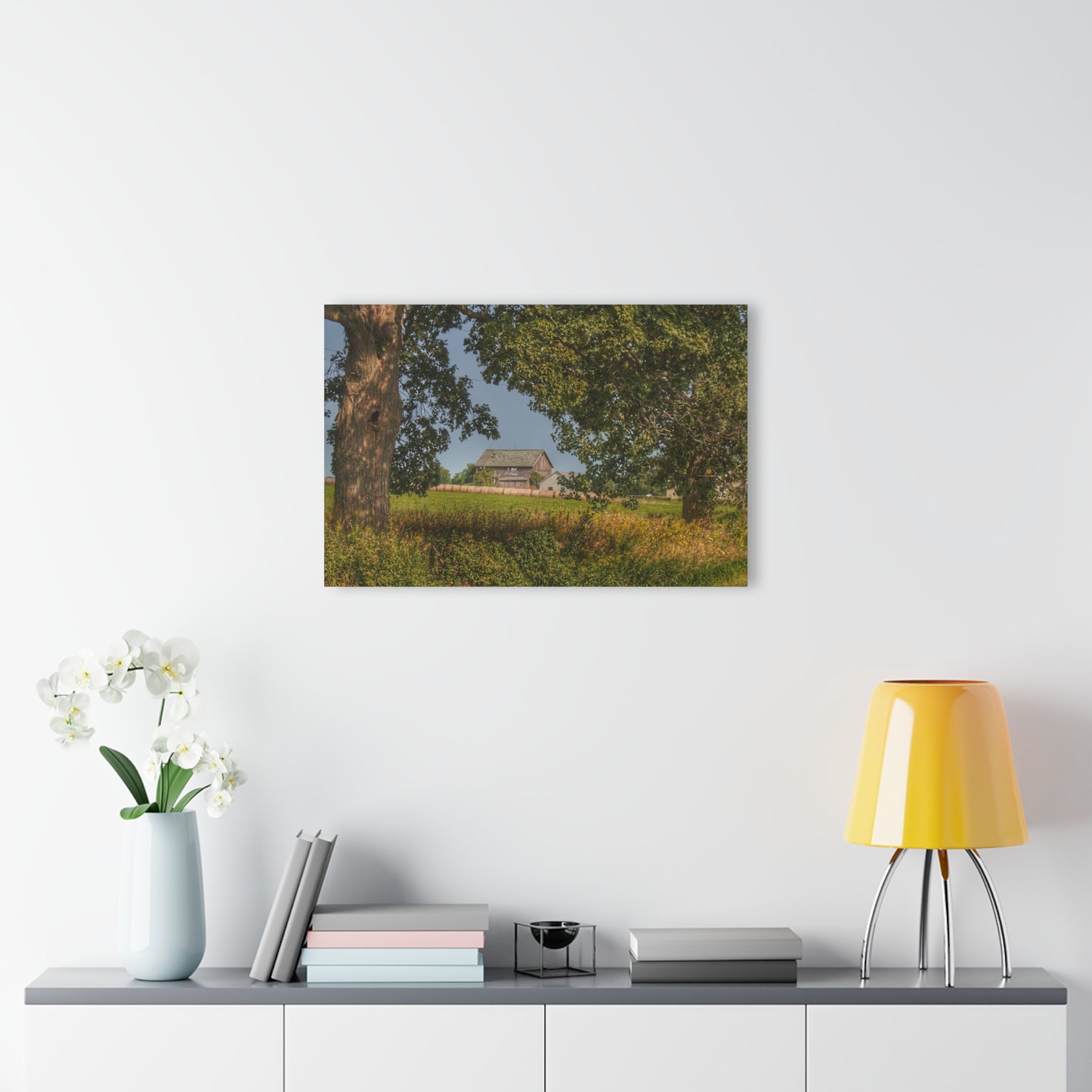 U R There Photography Treasurer Road Haybarn Rustic Farmhouse Acrylic Wall Print