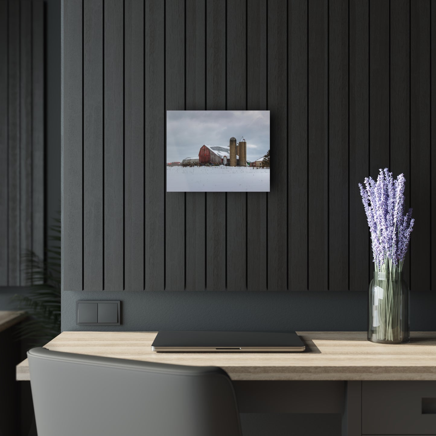 U R There Photography Five Lakes Farm II Rustic Farmhouse Acrylic Wall Print