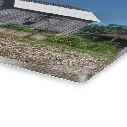 U R There Photography Millington Road Grey Rustic Farmhouse Acrylic Wall Print