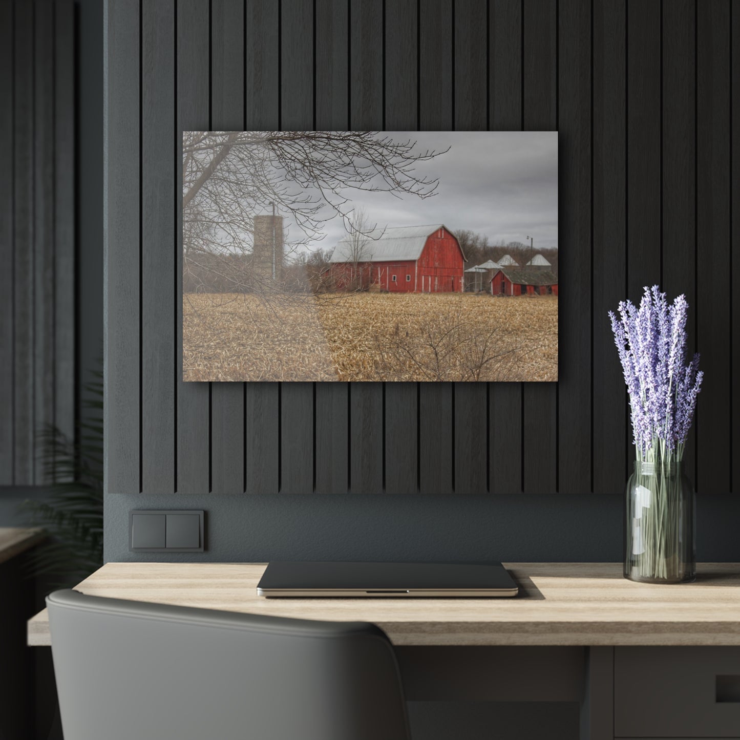 U R There Photography Barnes of Arbela I Rustic Farmhouse Acrylic Wall Print