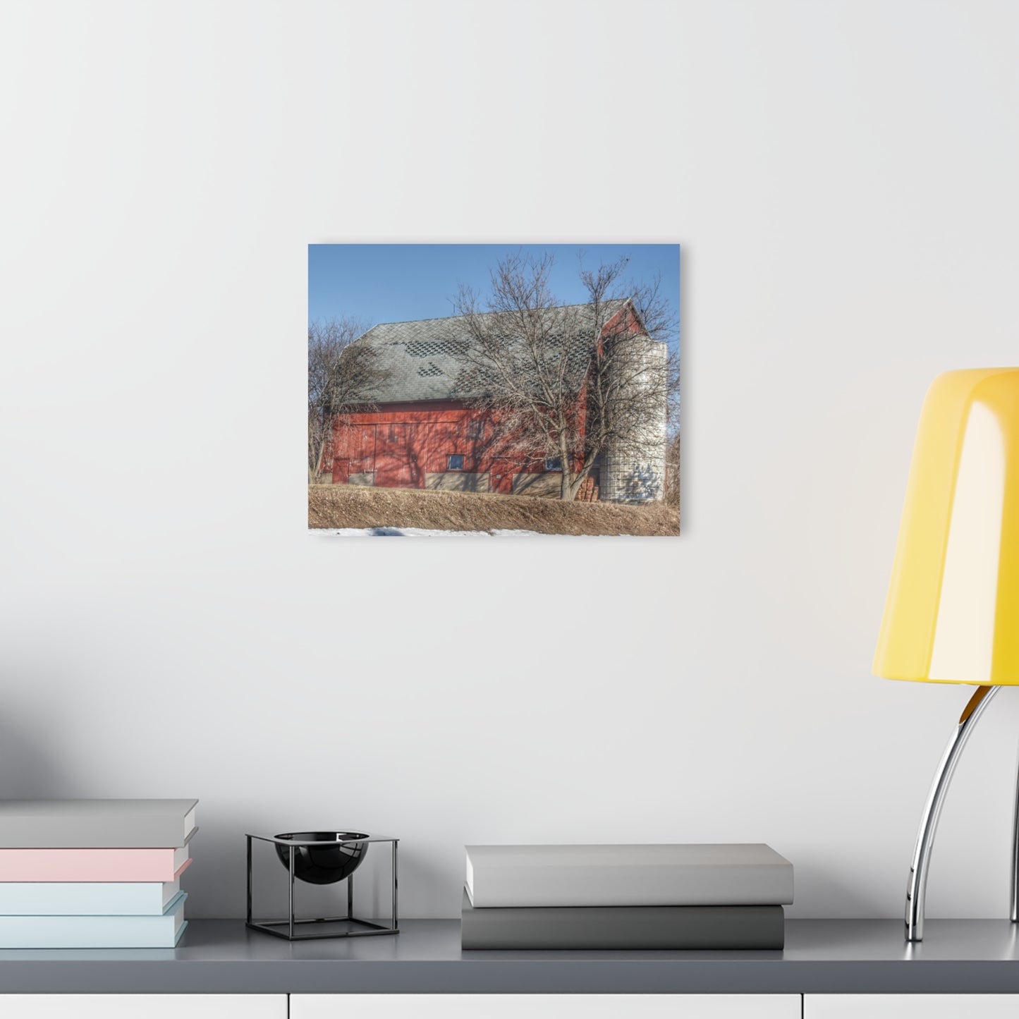 U R There Photography Van Dyke Red II Rustic Farmhouse Acrylic Wall Print