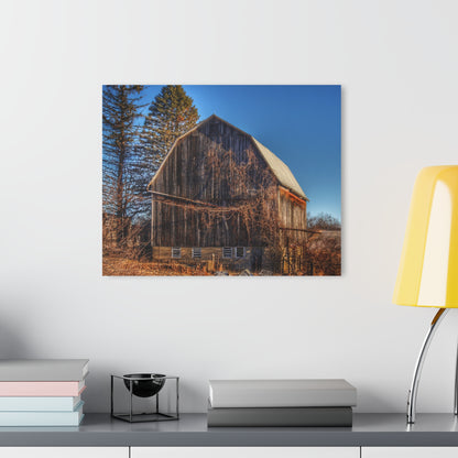 U R There Photography Newark Road Brown Beauty Rustic Farmhouse Acrylic Wall Print