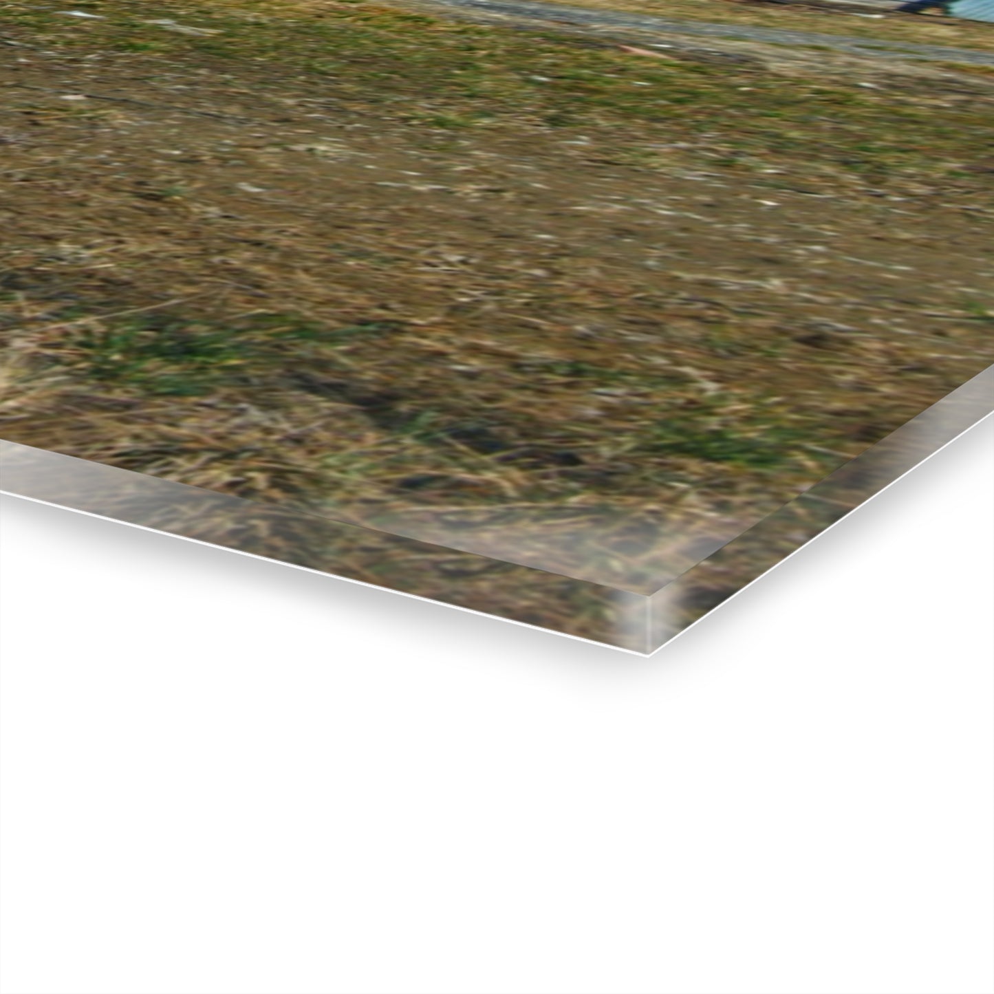 U R There Photography Indian Trail Block Barn at the Bend Rustic Farmhouse Acrylic Wall Print