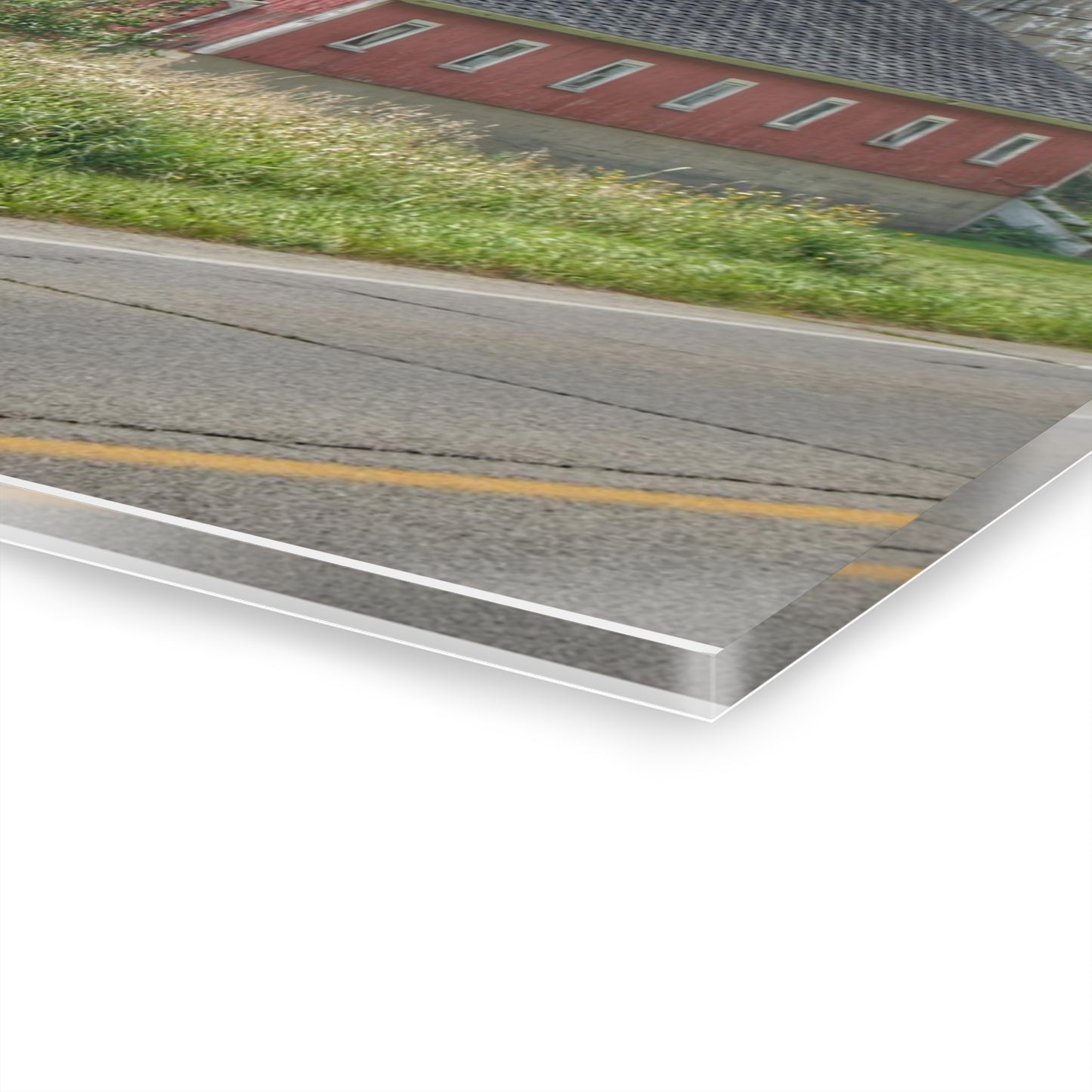 U R There Photography Metamora Red I Rustic Farmhouse Acrylic Wall Print