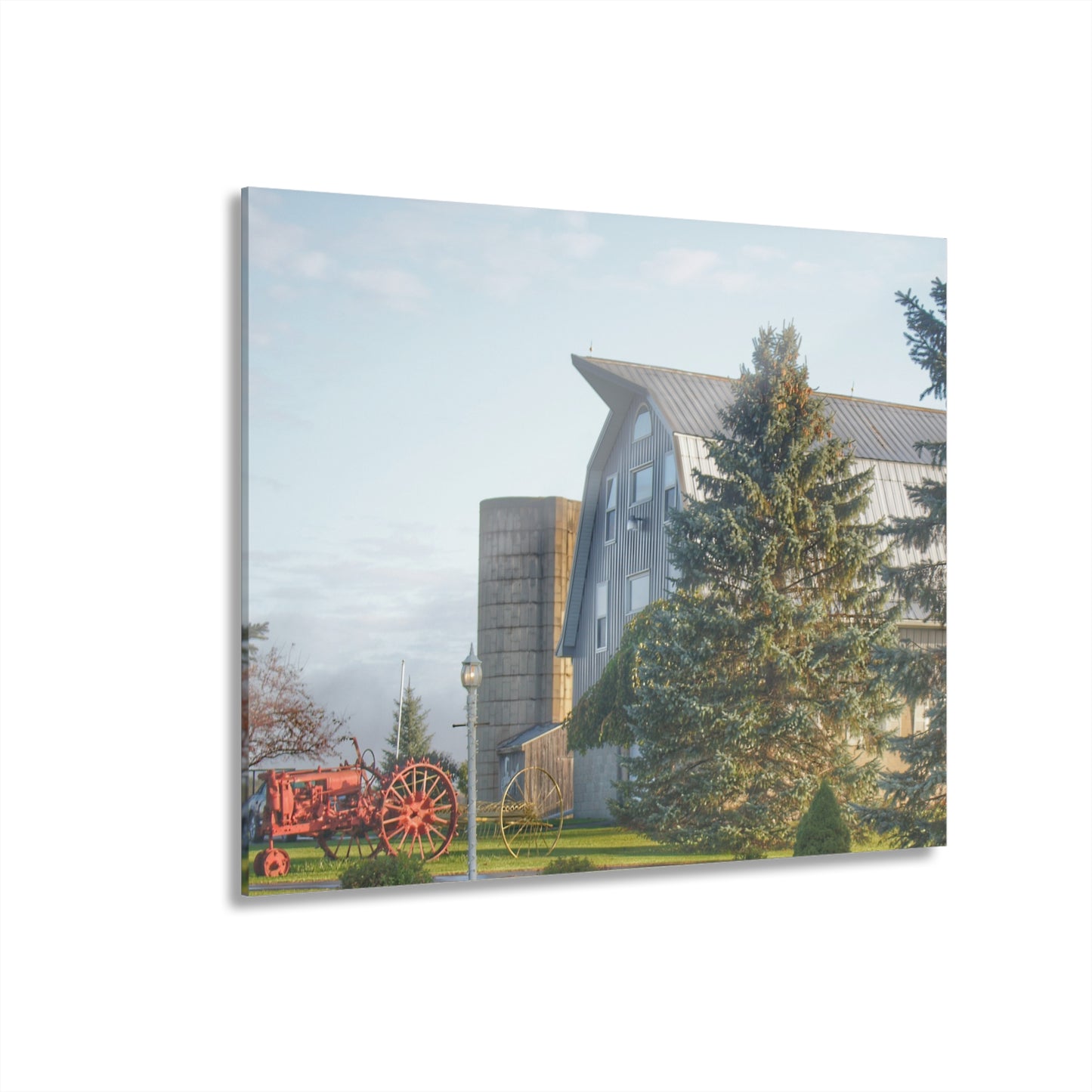 U R There Photography Peppermill Grey Rustic Farmhouse Acrylic Wall Print