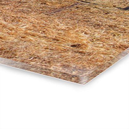 U R There Photography Marathon Haybarn on the Hill II Rustic Farmhouse Acrylic Wall Print