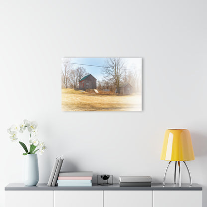 U R There Photography Klam Road Hillside Greys Rustic Farmhouse Acrylic Wall Print