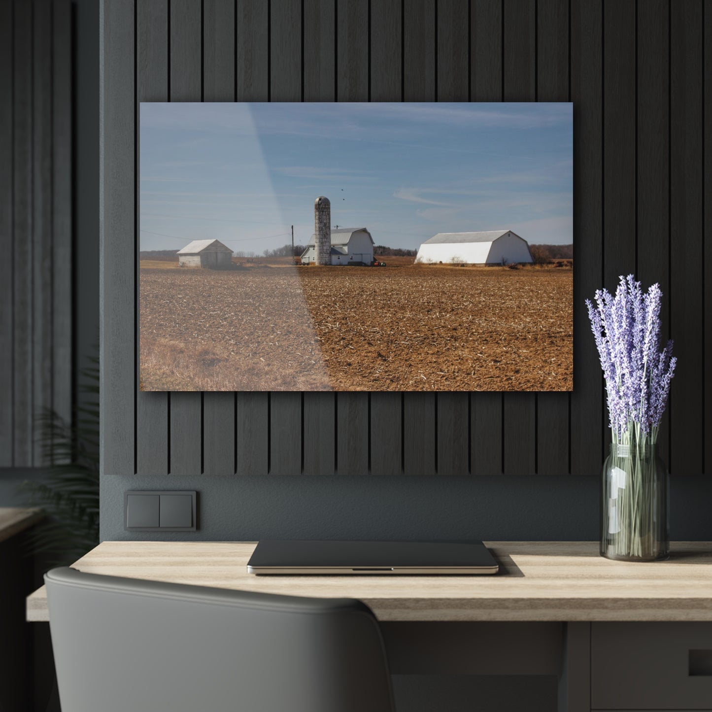 U R There Photography Colling Whites Rustic Farmhouse Acrylic Wall Print