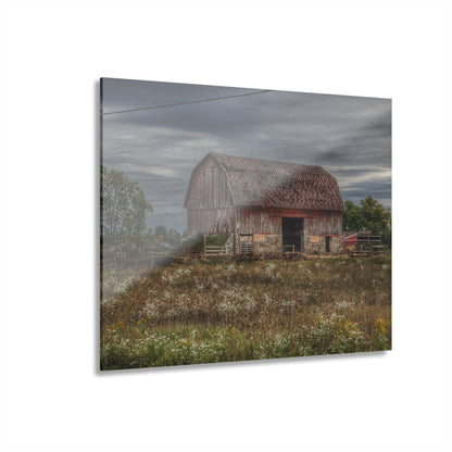 U R There Photography Old Marathon Red Rustic Farmhouse Acrylic Wall Print