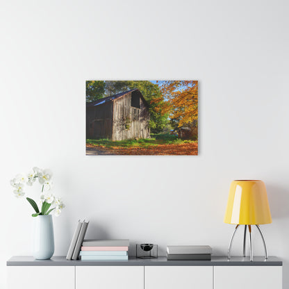U R There Photography Shoemaker Road Hidden Grey Rustic Farmhouse Acrylic Wall Print