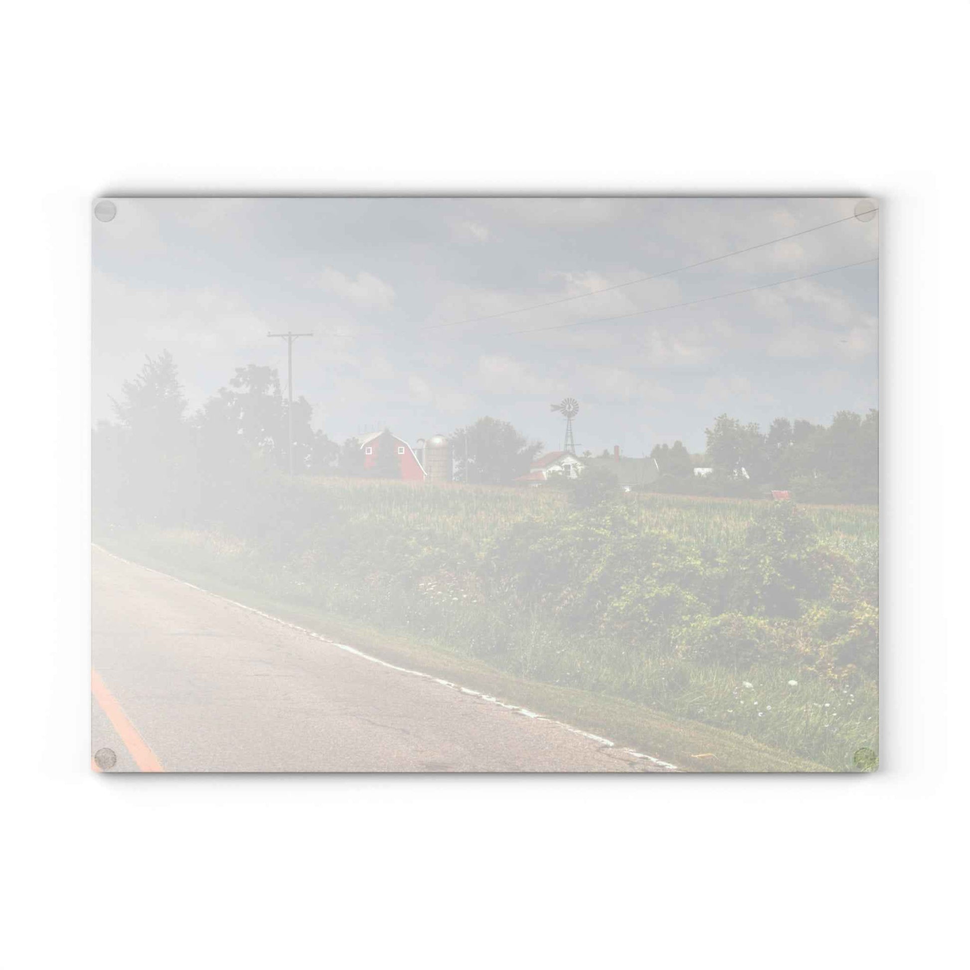Rustic Farmhouse Cutting Board| Across the Field in Elba I
