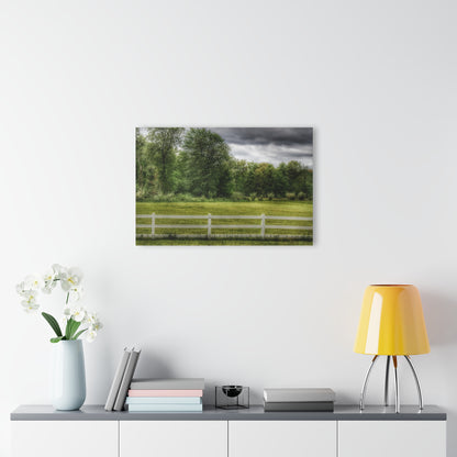 U R There Photography Beyond the White Fence Rustic Farmhouse Acrylic Wall Print