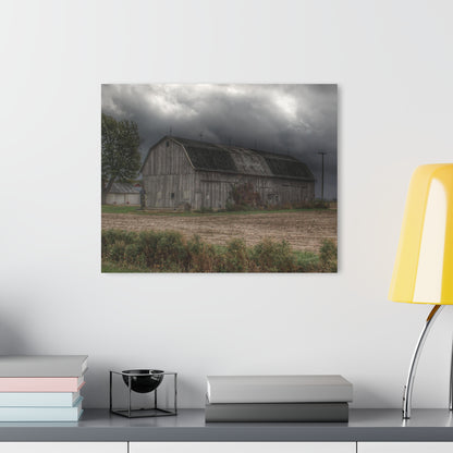 U R There Photography Waterman Road Grey II Rustic Farmhouse Acrylic Wall Print
