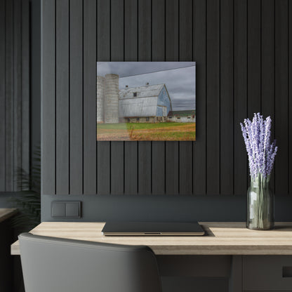U R There Photography Daley Road Grey I Rustic Farmhouse Acrylic Wall Print