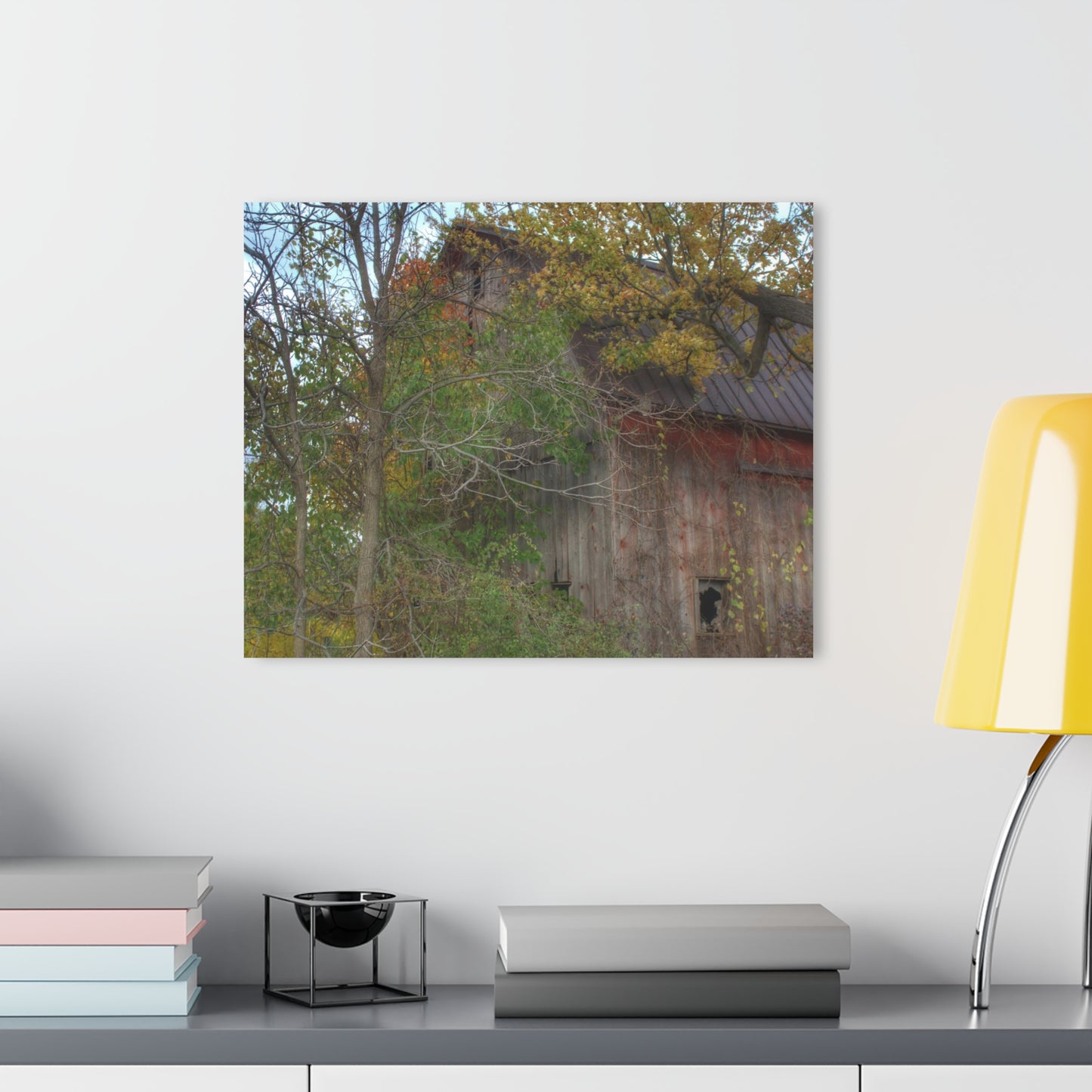 U R There Photography Annie's Barn I Rustic Farmhouse Acrylic Wall Print