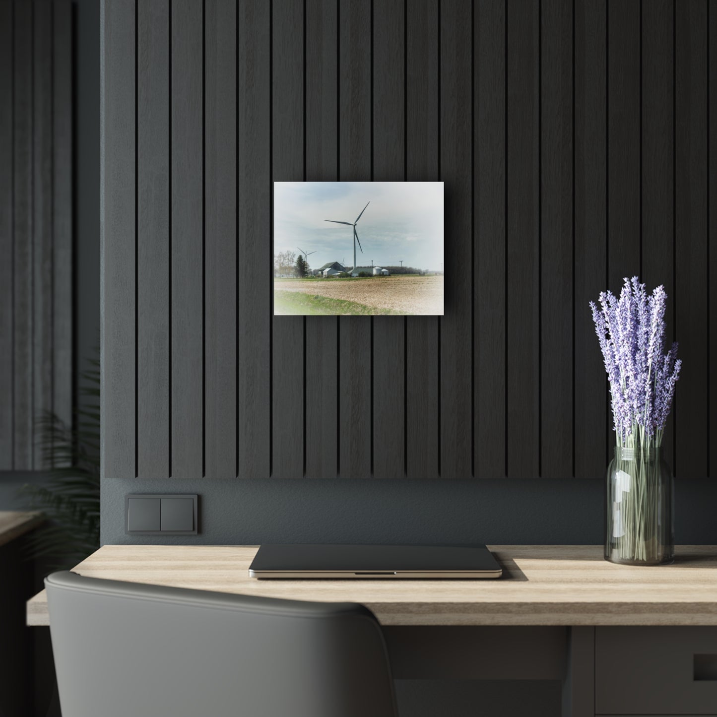 U R There Photography Dickerson Grey Rustic Farmhouse Acrylic Wall Print