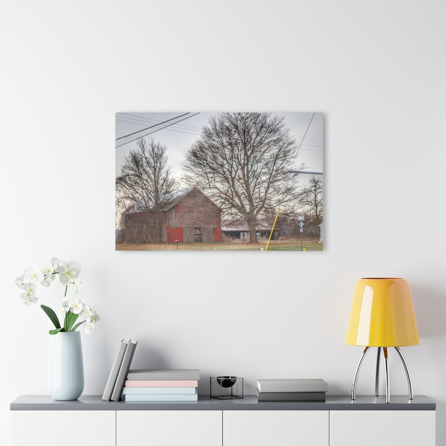 U R There Photography Almont Van Dyke Red III Rustic Farmhouse Acrylic Wall Print