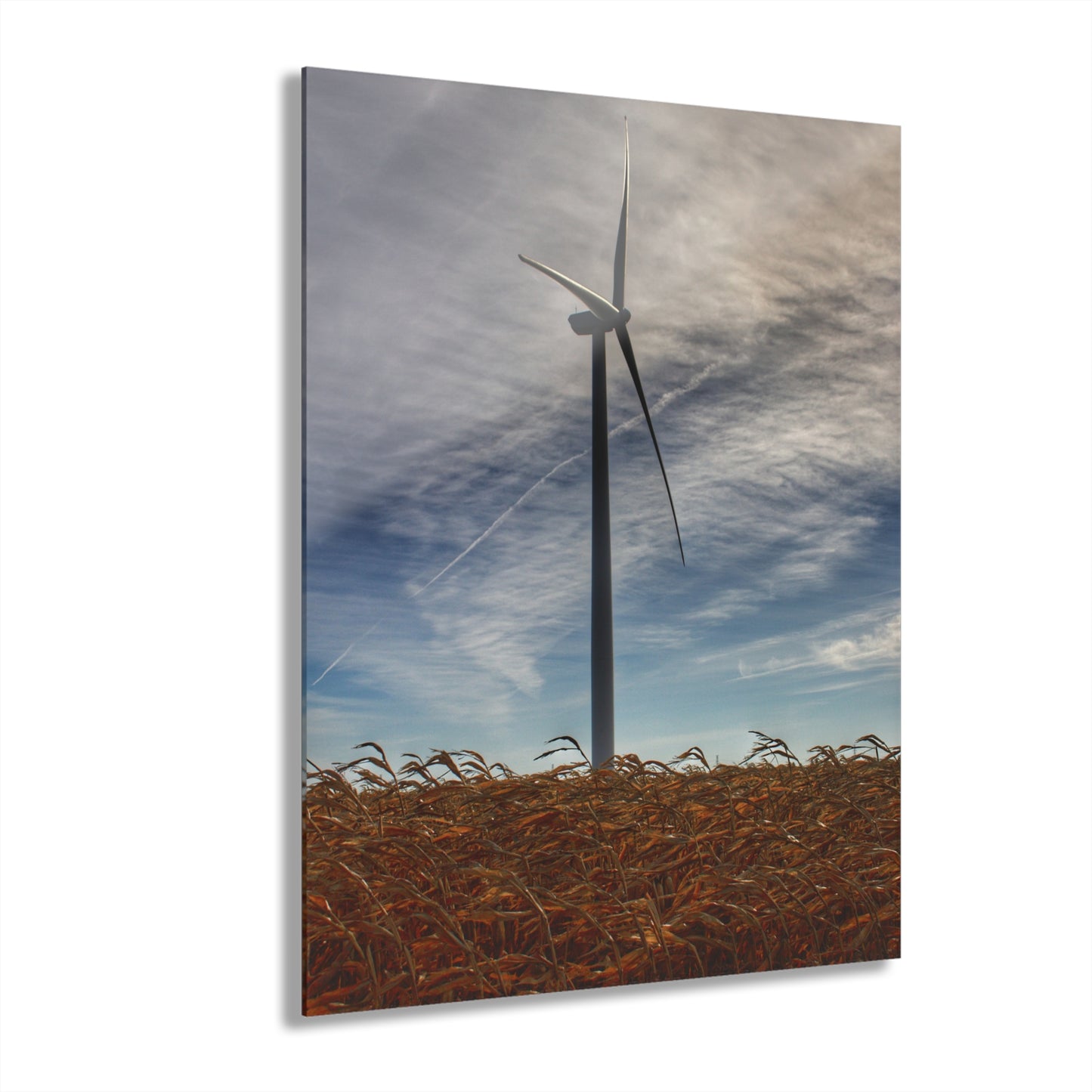 U R There Photography North Gera Road Windmill Rustic Farmhouse Acrylic Wall Print