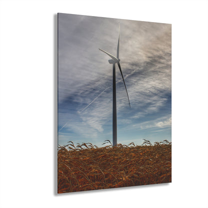 U R There Photography North Gera Road Windmill Rustic Farmhouse Acrylic Wall Print