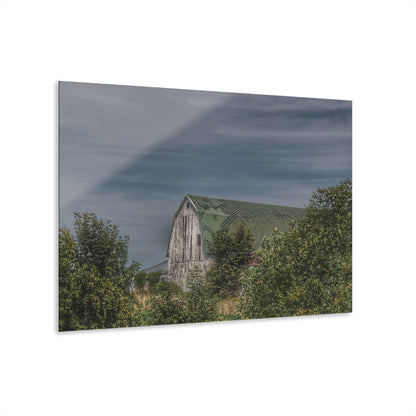 U R There Photography Hill Road Hidden Grey II Rustic Farmhouse Acrylic Wall Print