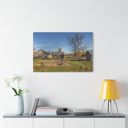 U R There Photography Bowers Road Greys I Rustic Farmhouse Acrylic Wall Print