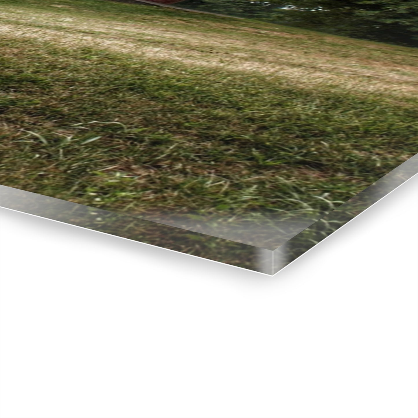 U R There Photography Five Lakes Red II Rustic Farmhouse Acrylic Wall Print