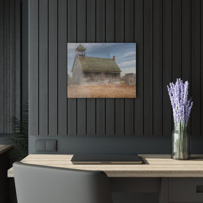U R There Photography McKenzie Road Old Schoolhouse Rustic Farmhouse Acrylic Wall Print