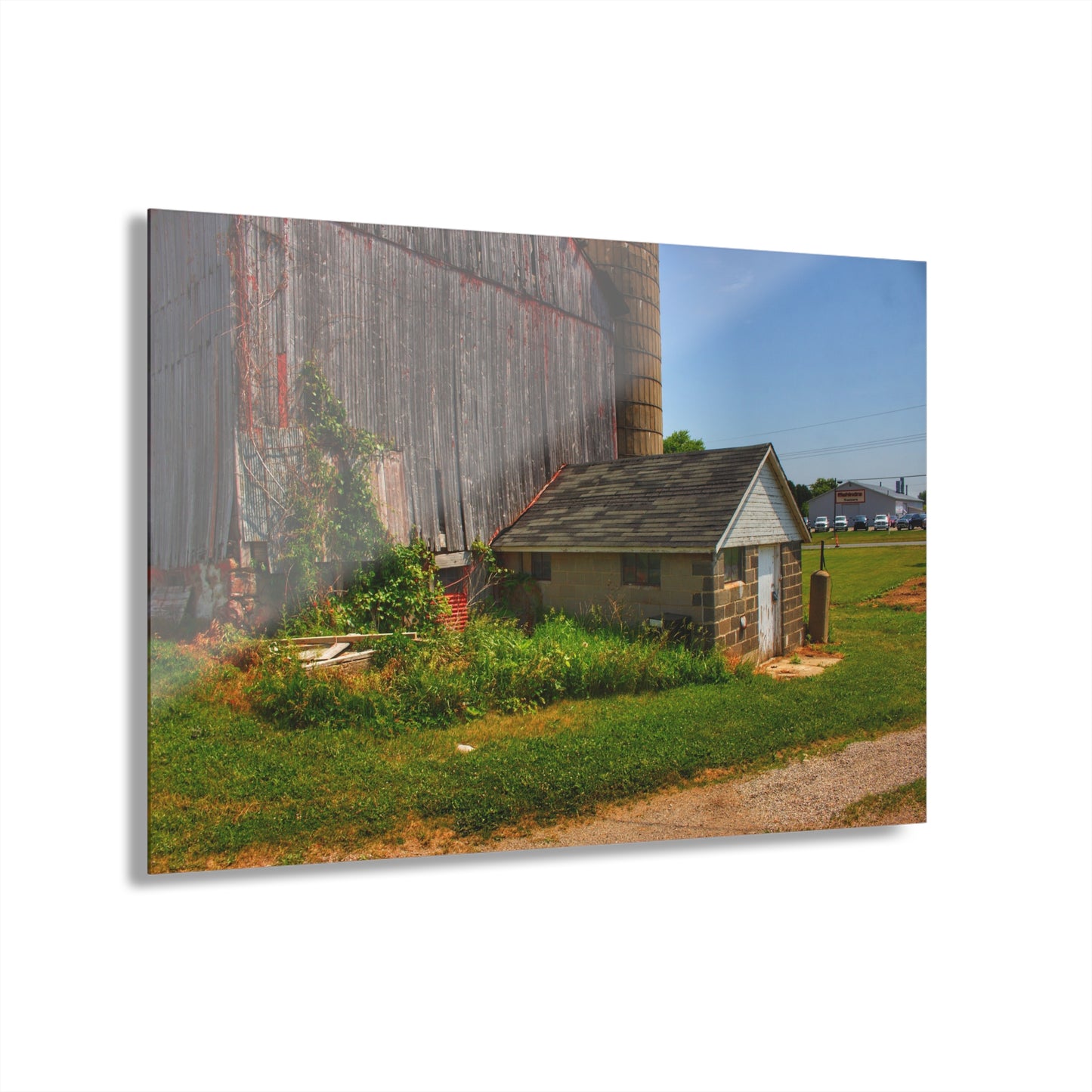 U R There Photography Marlette Red V Rustic Farmhouse Acrylic Wall Print