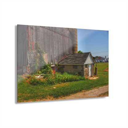 U R There Photography Marlette Red V Rustic Farmhouse Acrylic Wall Print