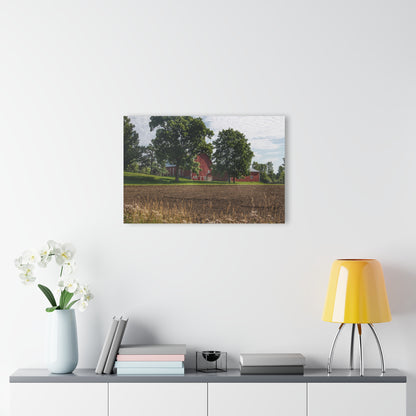 U R There Photography Catlin Road Red II Rustic Farmhouse Acrylic Wall Print