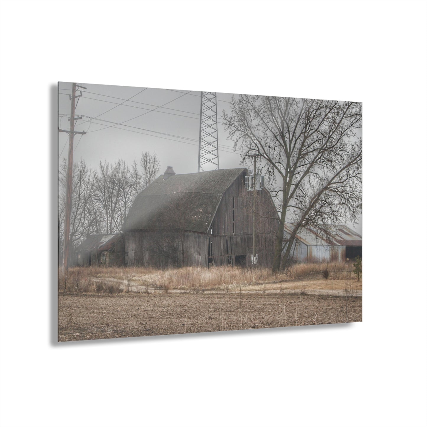 U R There Photography Barnes Road End of Days Rustic Farmhouse Acrylic Wall Print