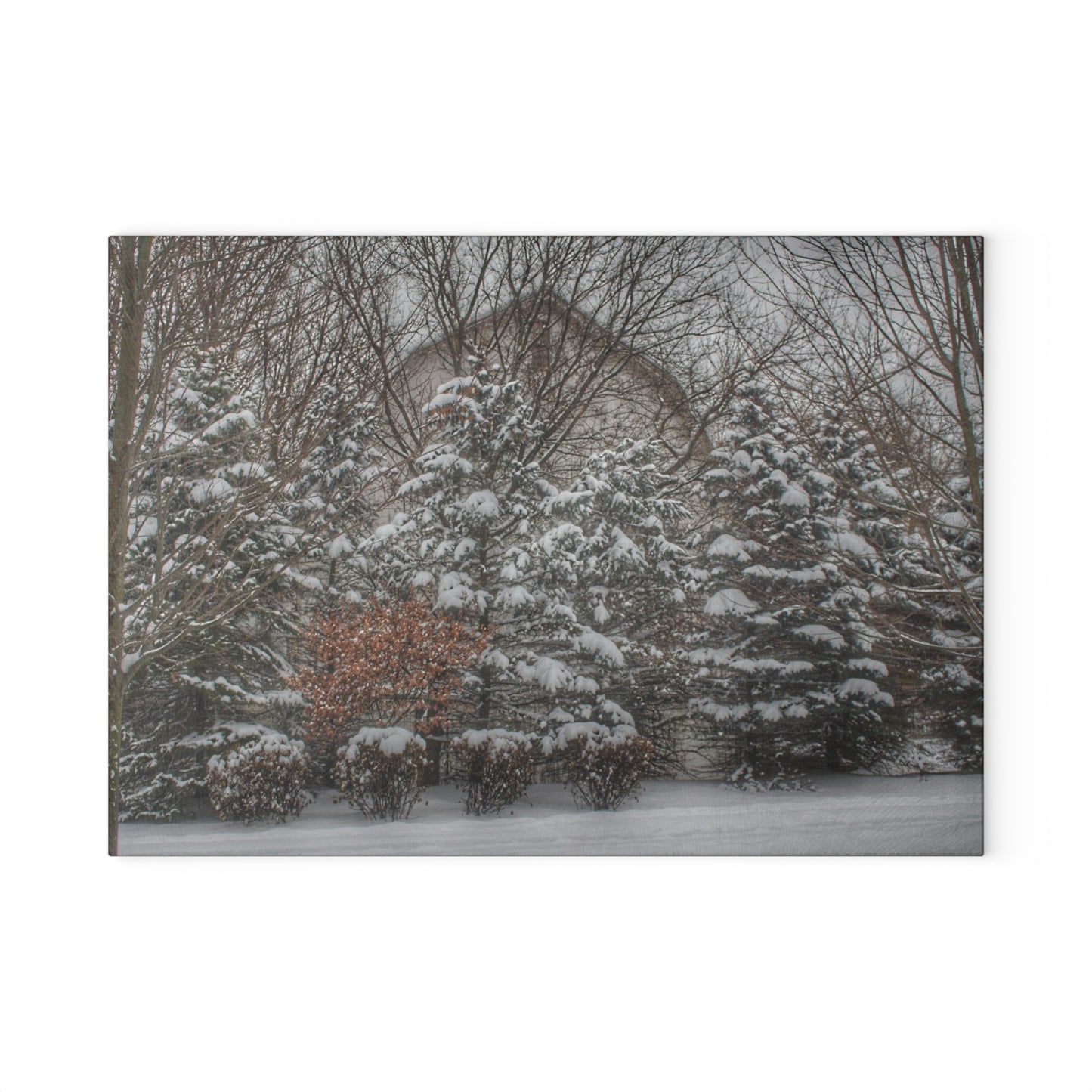 U R There Photography Hidden in Oxford I Rustic Farmhouse Tempered-Glass Cutting Board