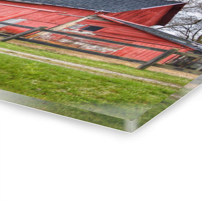 U R There Photography M-21 Roadside Stable II Rustic Farmhouse Acrylic Wall Print