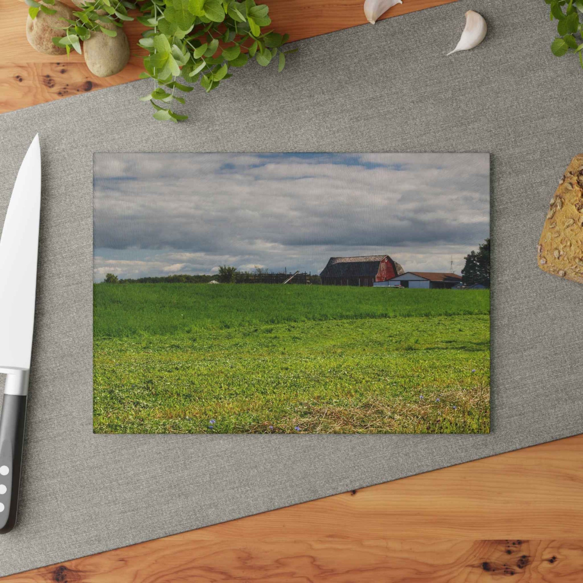 Rustic Farmhouse Cutting Board| Across the Field in Kingston