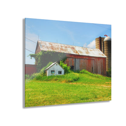 U R There Photography Marlette Red I Rustic Farmhouse Acrylic Wall Print
