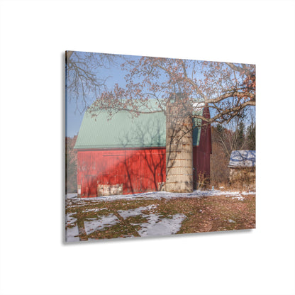 U R There Photography Webster Road Red II Rustic Farmhouse Acrylic Wall Print