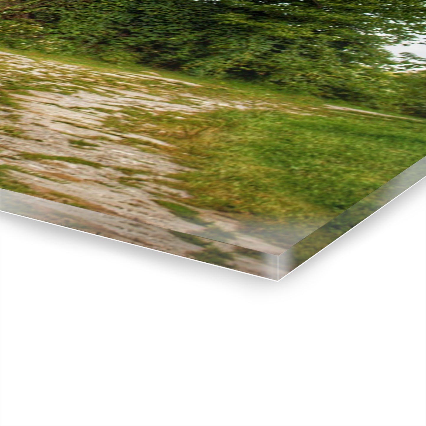 U R There Photography Grey Road Rusted I Rustic Farmhouse Acrylic Wall Print