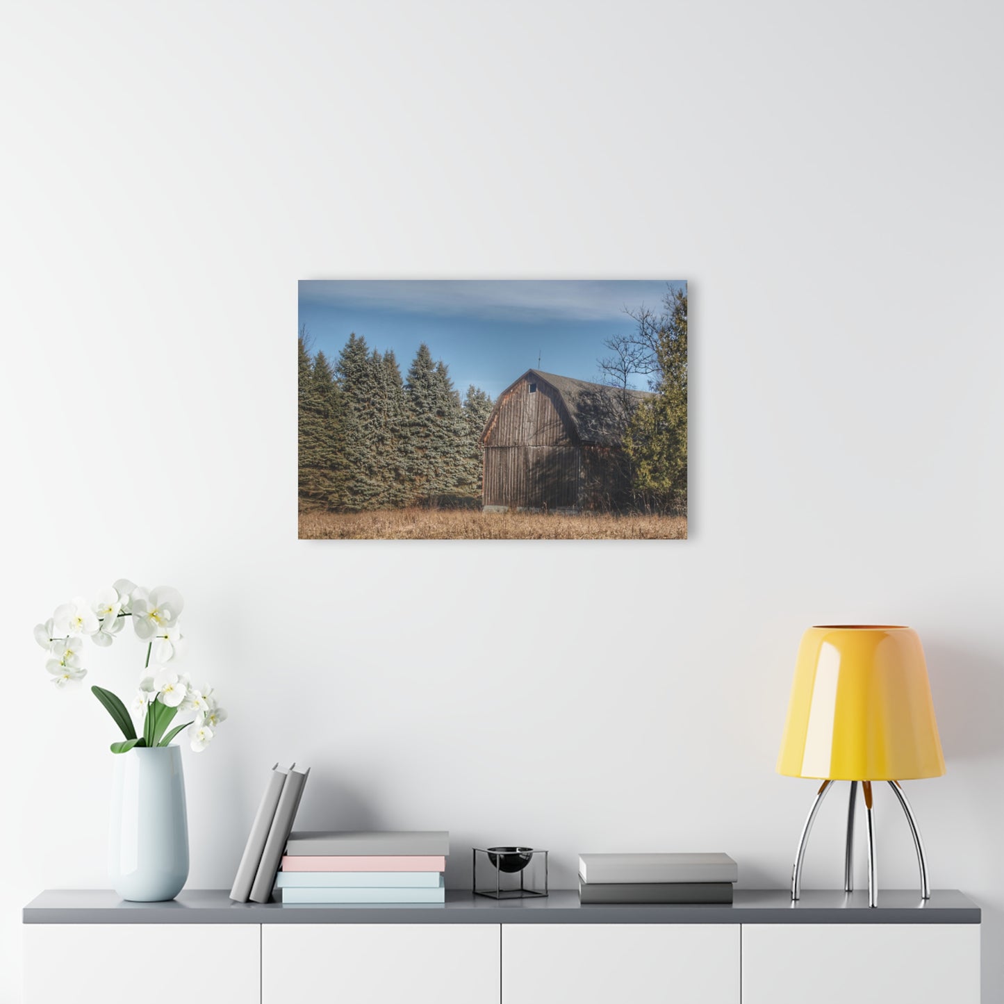U R There Photography Washburn Old Grey Rustic Farmhouse Acrylic Wall Print