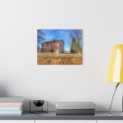 U R There Photography M-24 Barn at the Bend II Rustic Farmhouse Acrylic Wall Print