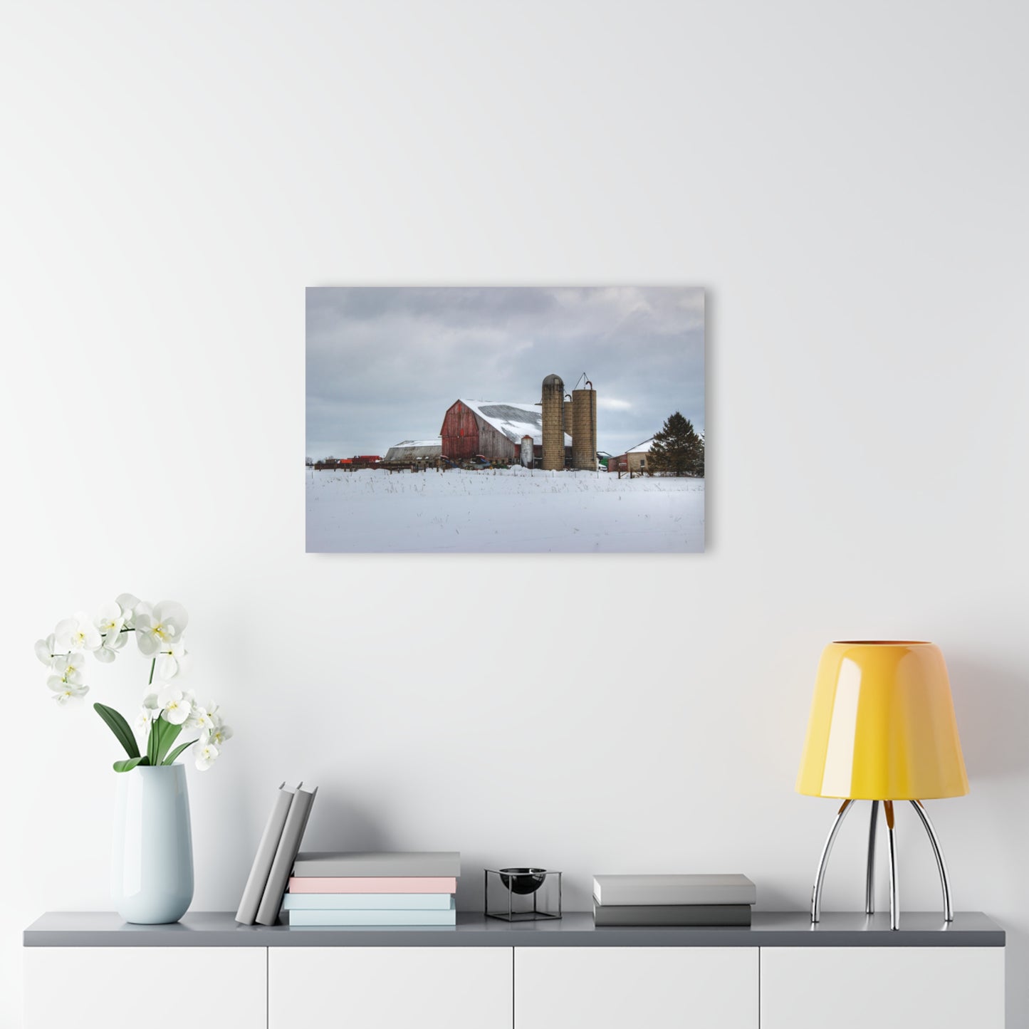 U R There Photography Five Lakes Farm II Rustic Farmhouse Acrylic Wall Print