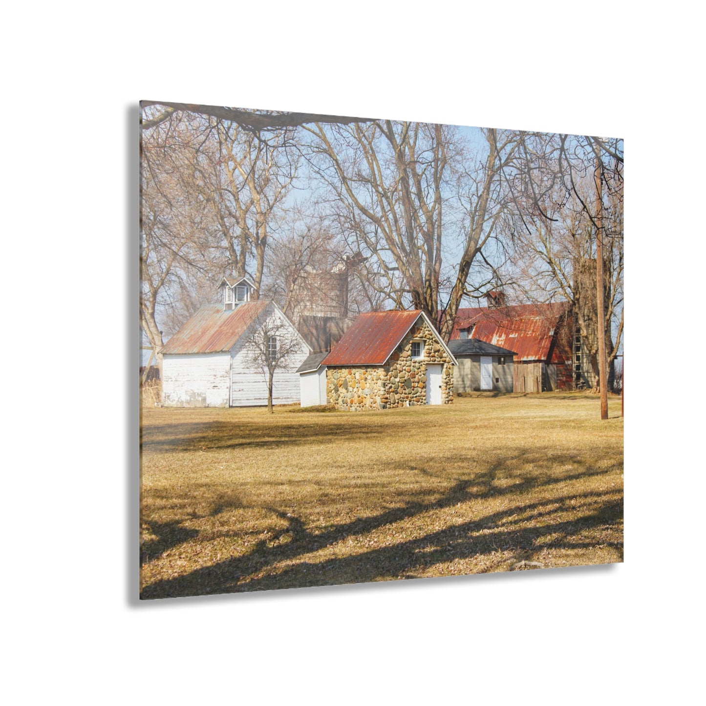 U R There Photography Wolcott Road Farm Rustic Farmhouse Acrylic Wall Print
